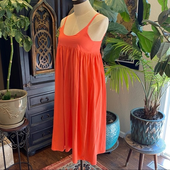 Zara orange empire waist sundress - Picture 4 of 11